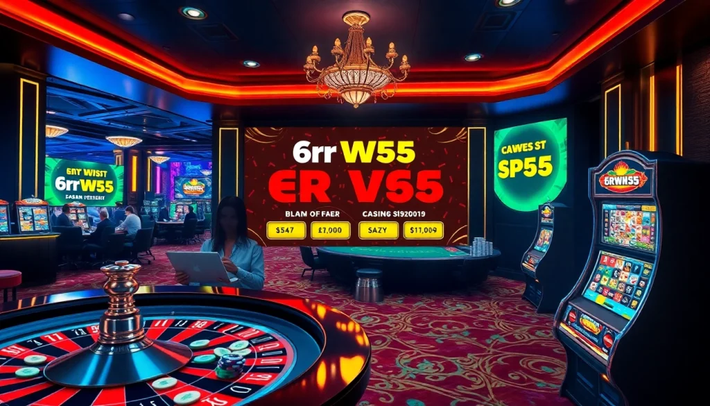 Experience the thrill of winning at 6rwin55 com with exciting casino games and vibrant tables.