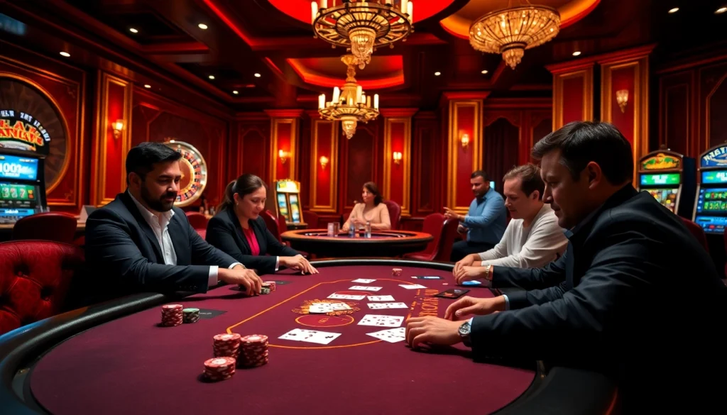Experience the thrill of poker at Haywin's luxurious casino, where every hand brings excitement.