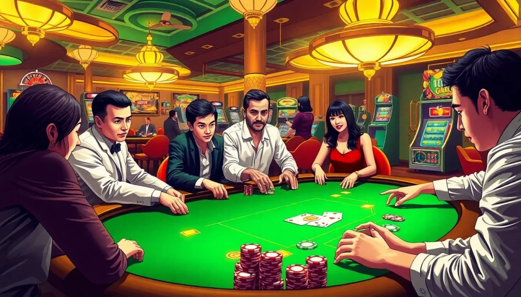 Experience the thrill of gk88 bet with high-stakes poker and exciting casino elements.