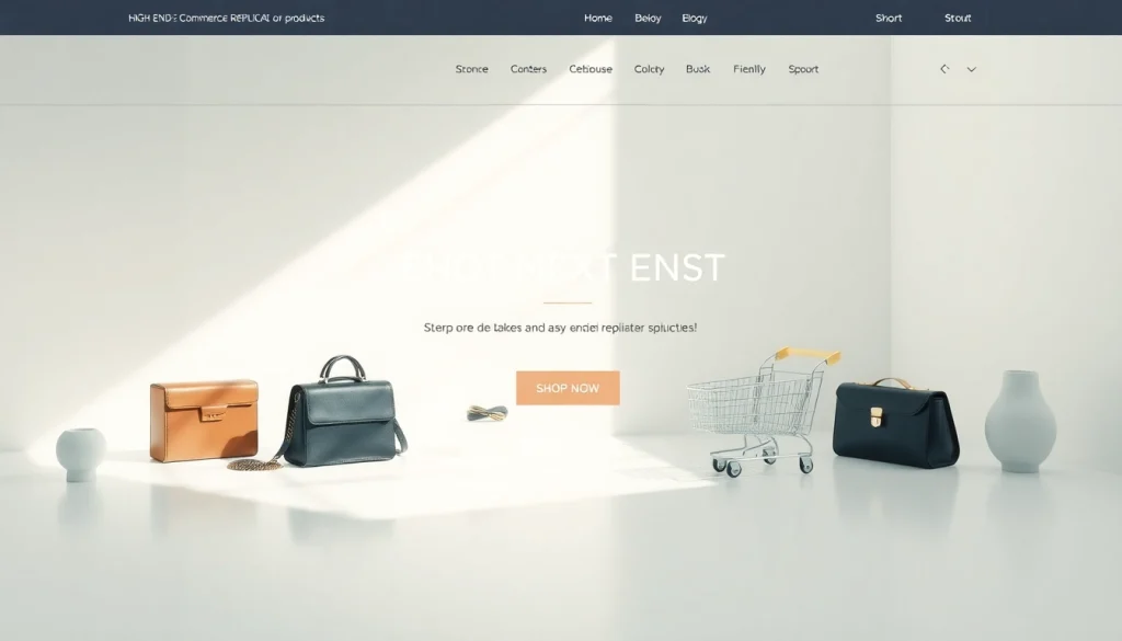 레플리카사이트에서 선보이는 고품질 명품 레플리카 제품의 매력적인 비주얼