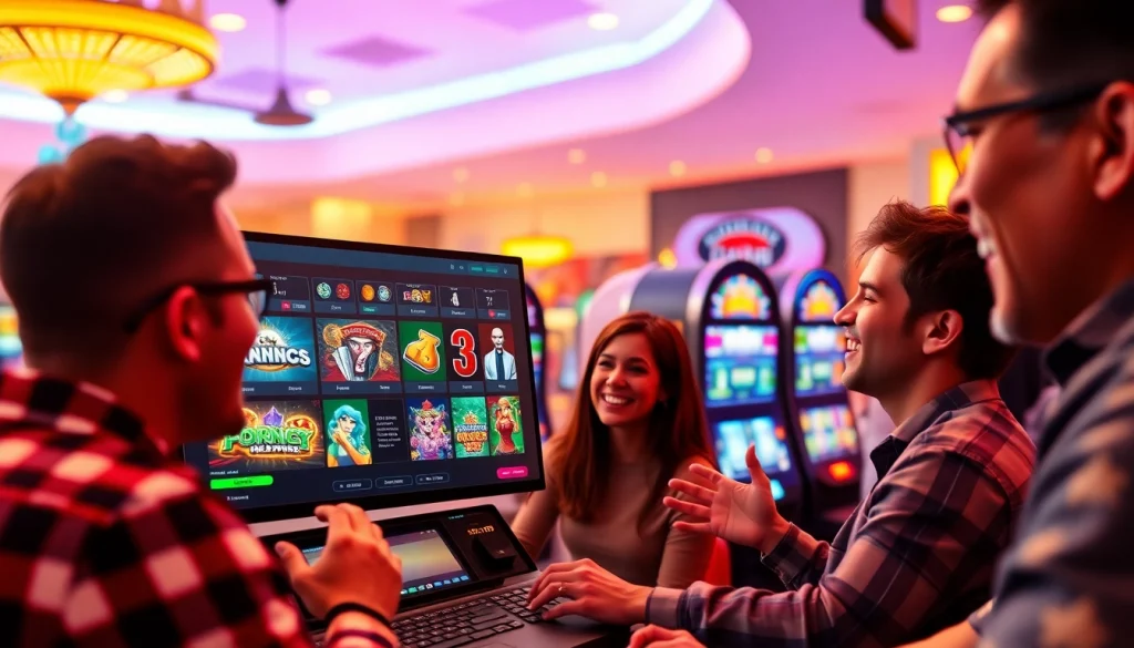 55WW online casino interface featuring vibrant games, engaging players, and interactive features.