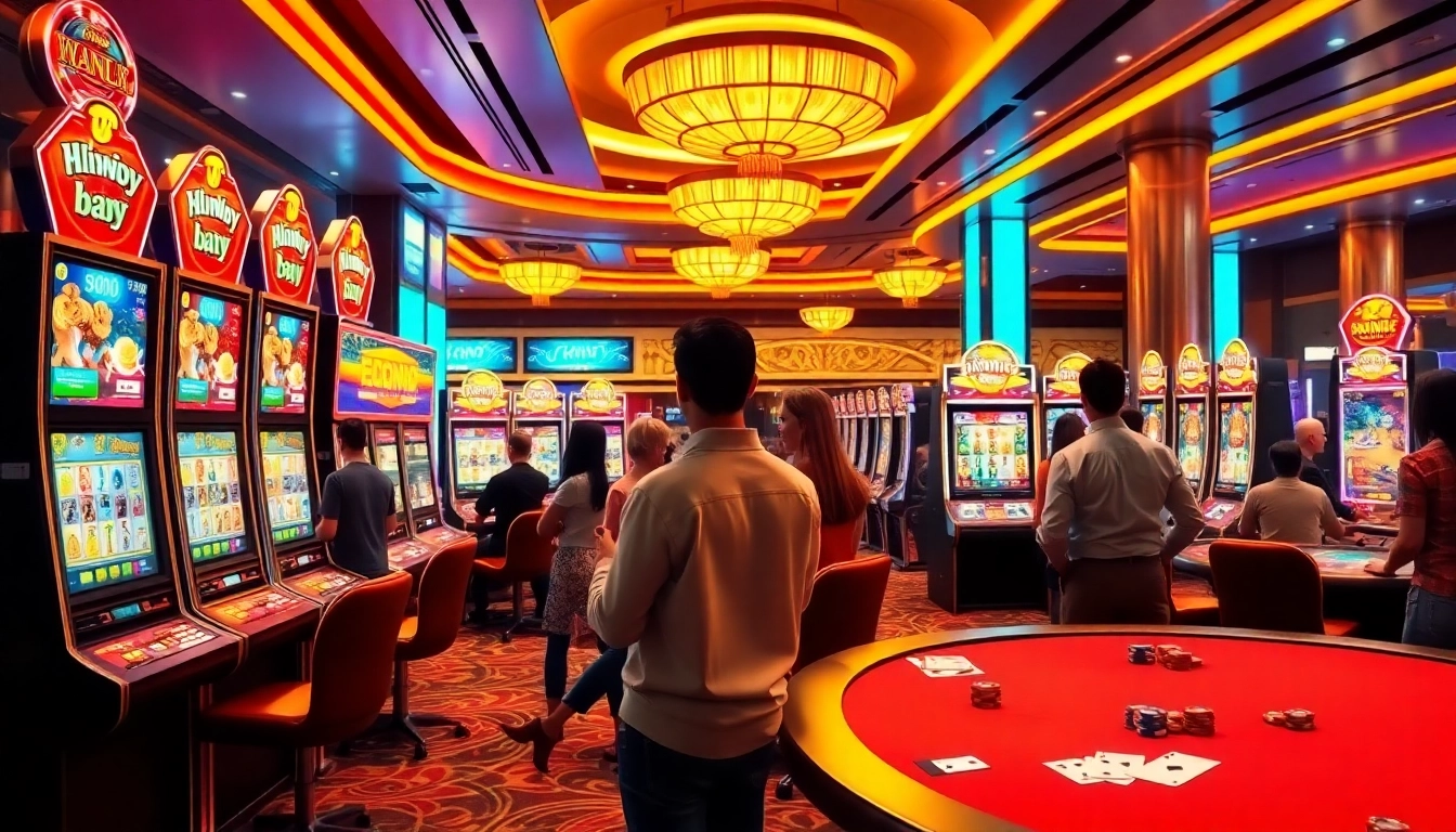 เล่นสล็อต ออนไลน์ ในบรรยากาศคาสิโนที่มีสีสันและเต็มไปด้วยความสนุก
