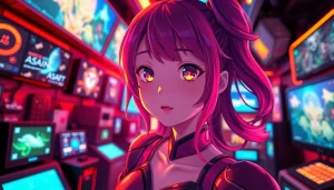 Interactive NSFW AI character in a warm, inviting digital space showcasing free NSFW character AI experience.