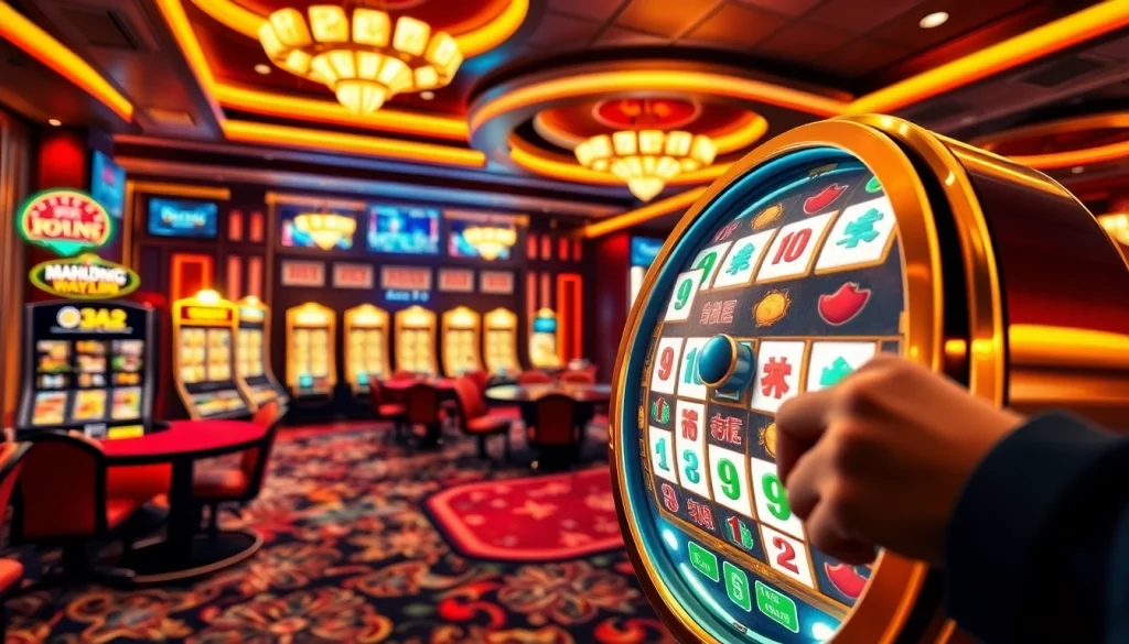 Rasakan sensasi Mahjong Ways 2 dengan elemen kasino yang hidup dan suasana permainan yang menarik.