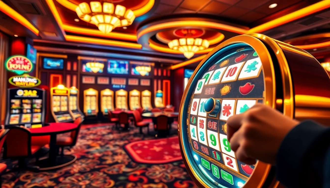 Rasakan sensasi Mahjong Ways 2 dengan elemen kasino yang hidup dan suasana permainan yang menarik.