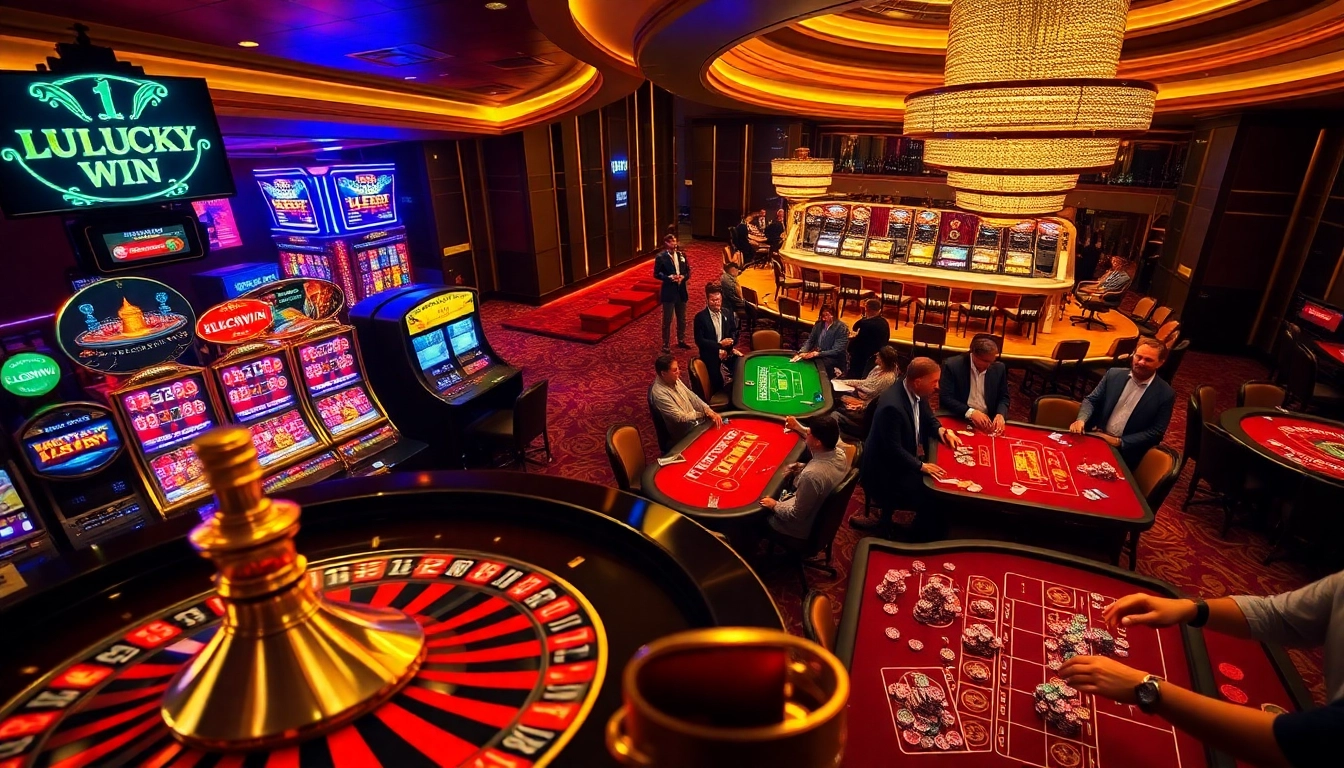 Experience the thrill of victory at LUCKYWIN with vibrant casino games and stunning ambiance.