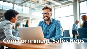 Engage and hire commission sales reps effectively in a professional office environment.