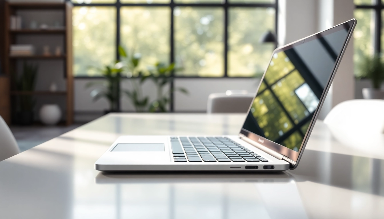 Uso del MacBook Pro 16 pulgadas en un entorno de trabajo moderno y profesional.