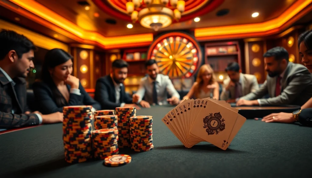 Experience high-stakes excitement at OK365’s luxurious casino gaming tables.