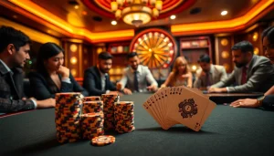 Experience high-stakes excitement at OK365’s luxurious casino gaming tables.