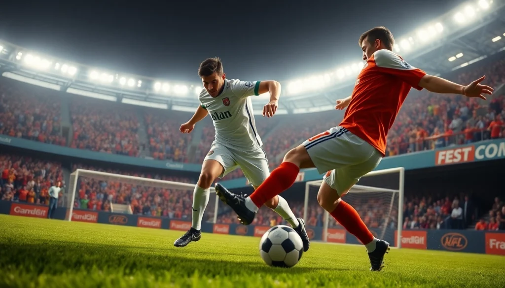 Watch the thrilling soccer match action as บ้านผลบอลวันนี้ showcases live updates and statistics.