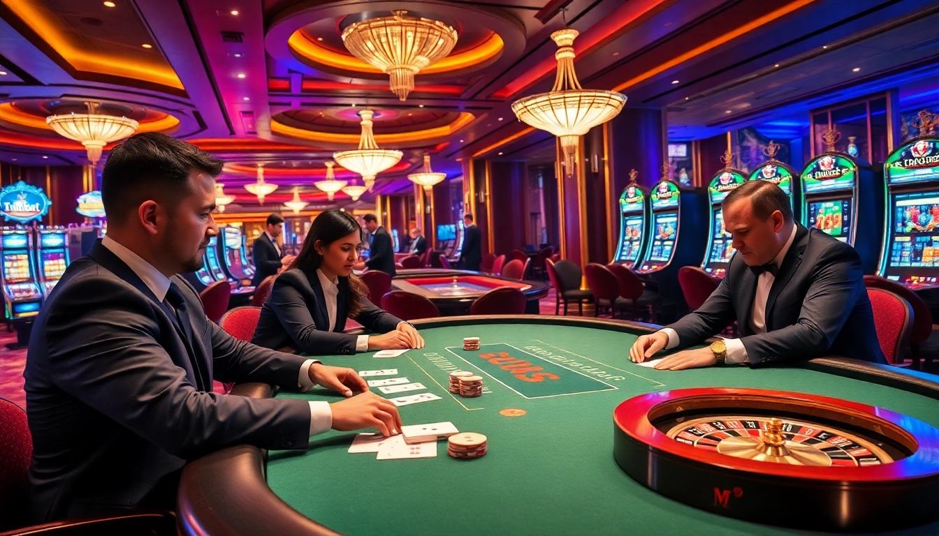 Gambling excitement at https://thabet.vegas/ with thrilling card games and roulette.