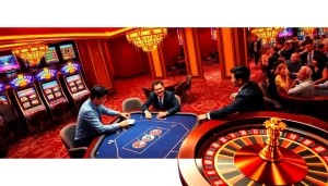 Experience the excitement of GG88 at a luxurious casino with thrilling games and vibrant atmosphere.