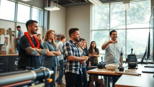 Students studying in trade schools in Hawaii, engaged in hands-on learning.