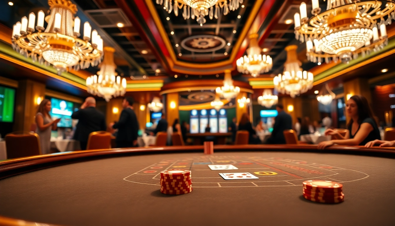 บาคาร่าออนไลน์ การเล่นที่ตารางบาคาร่าพร้อมผู้เล่นในคาสิโนสุดหรู