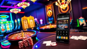 Experience gaming excitement on https://nk88.sa.com/ with poker chips and slot machines.