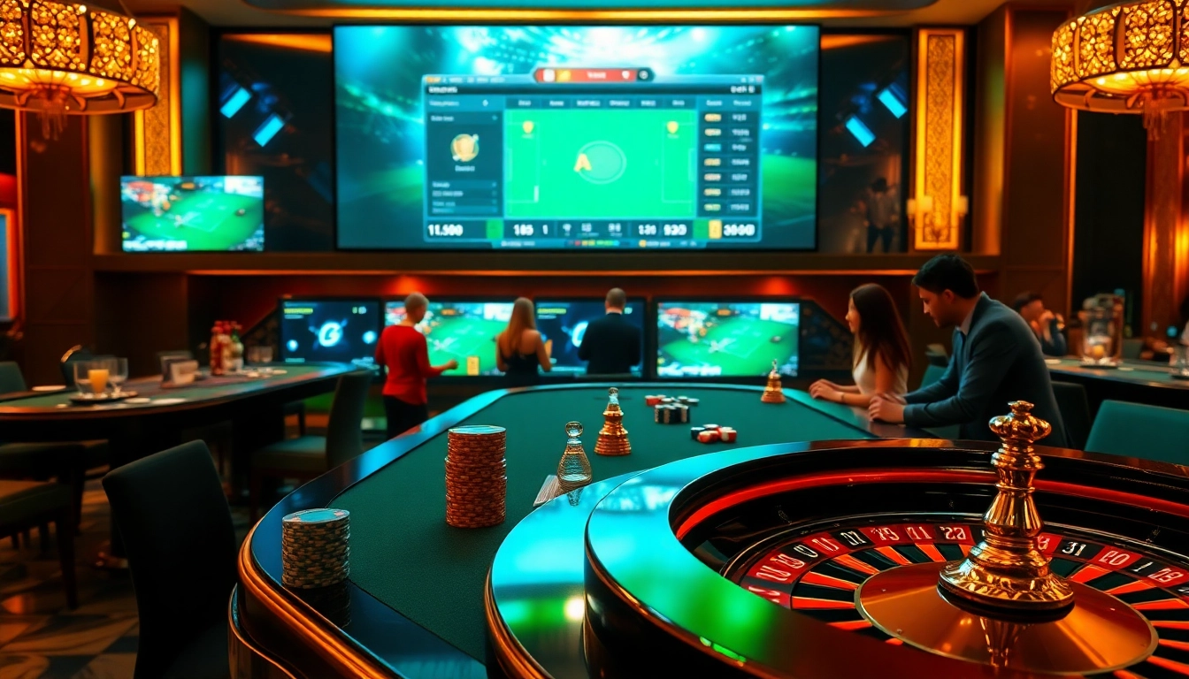Experience the excitement of gambling at luongsontv with a thrilling live football betting scene.