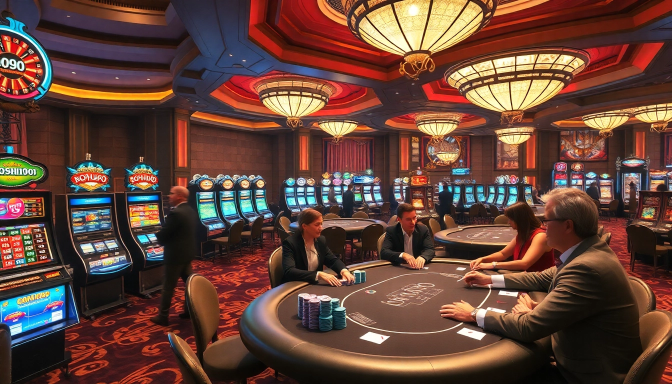 Experience thrilling gameplay with NOHU90's premier casino tables and vibrant slot machines.