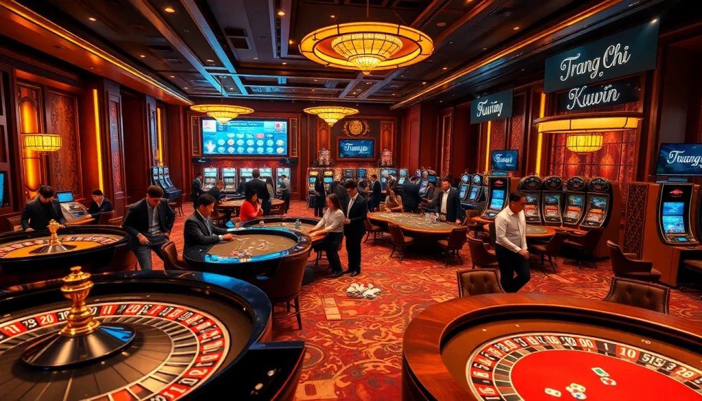Experience the thrill of gambling at the Trang Chủ Kuwin with luxurious casino features and engaging gameplay.