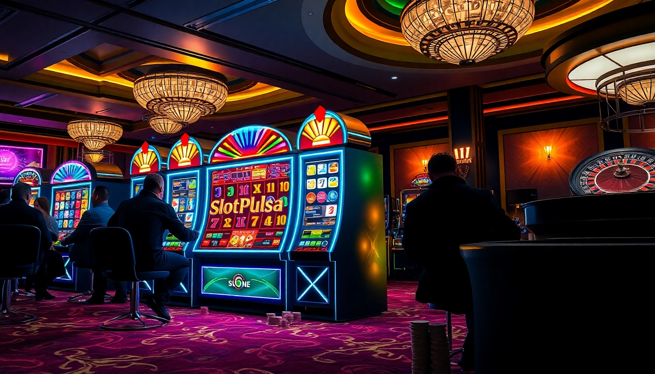 Rasakan sensasi bermain slot pulsa dengan mesin slot yang menarik dan aksi kasino yang memukau.