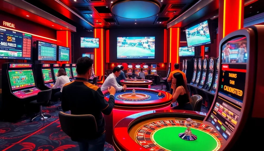 Experience live soccer betting with trực tiếp bóng đá on a vibrant casino interface, engaging users with high-quality visuals and excitement.