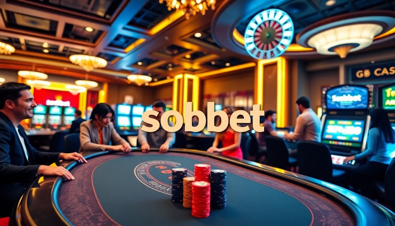 Experience excitement at sbobet with vibrant casino tables and high-stakes games.