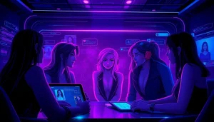 Engaging NSFW AI chat scene showcasing immersive interactions