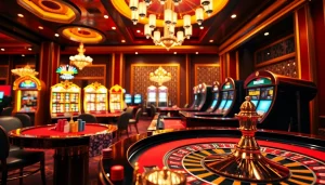 Exciting gameplay at https://xx88.se.net/ featuring casino tables and vibrant slot machines.