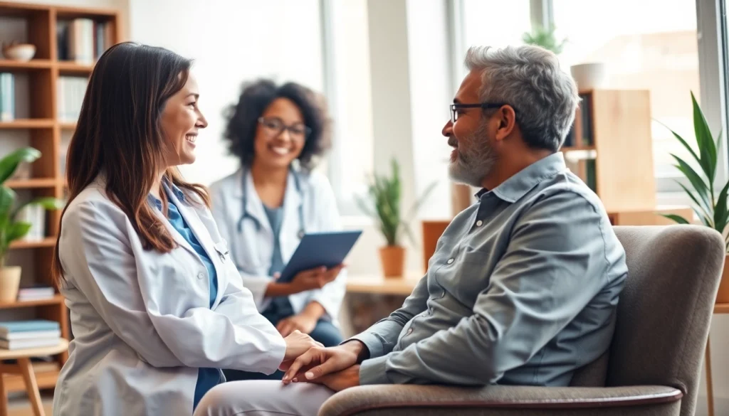 Best psychiatrist in dubai consulting with a client in a modern, calming office environment.