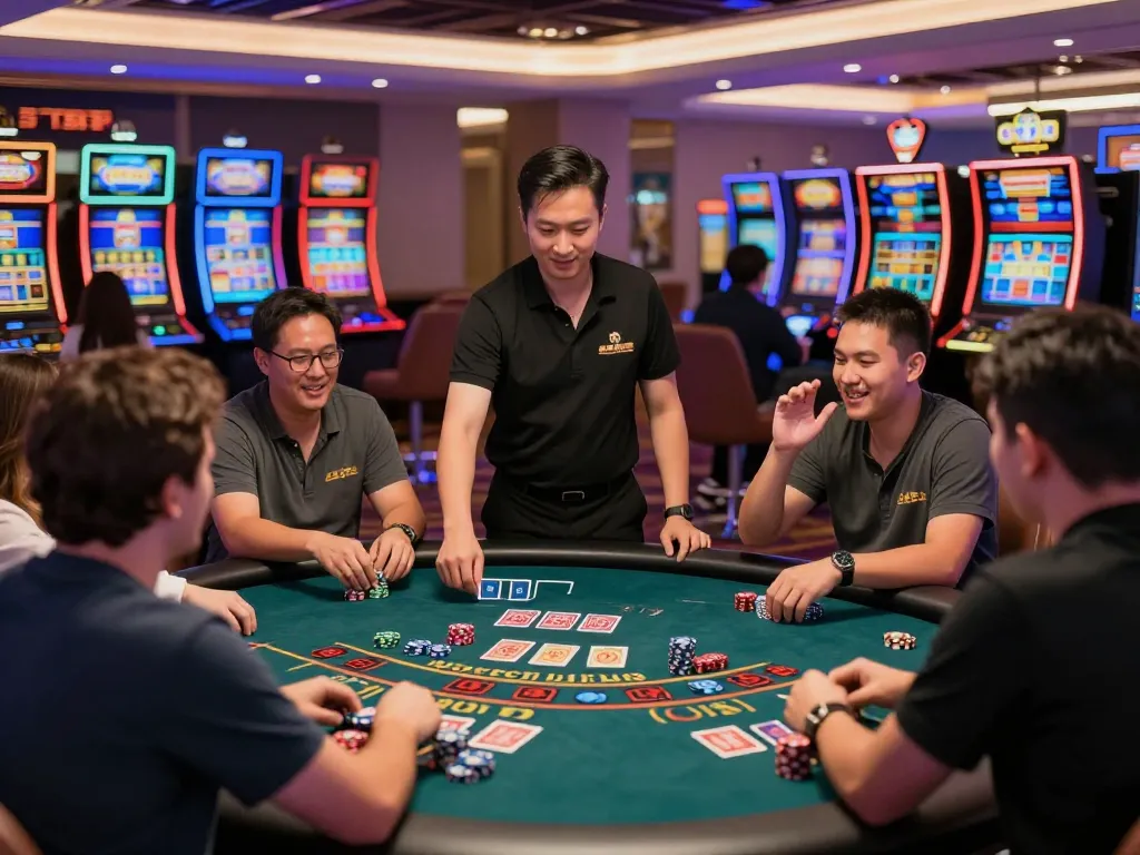 Go88 players enjoying vibrant casino atmosphere with engaging games