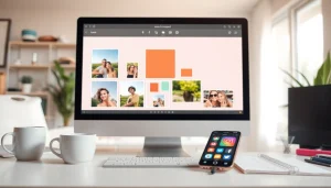 Transform your image to square format effortlessly with our online tool in a modern workspace.