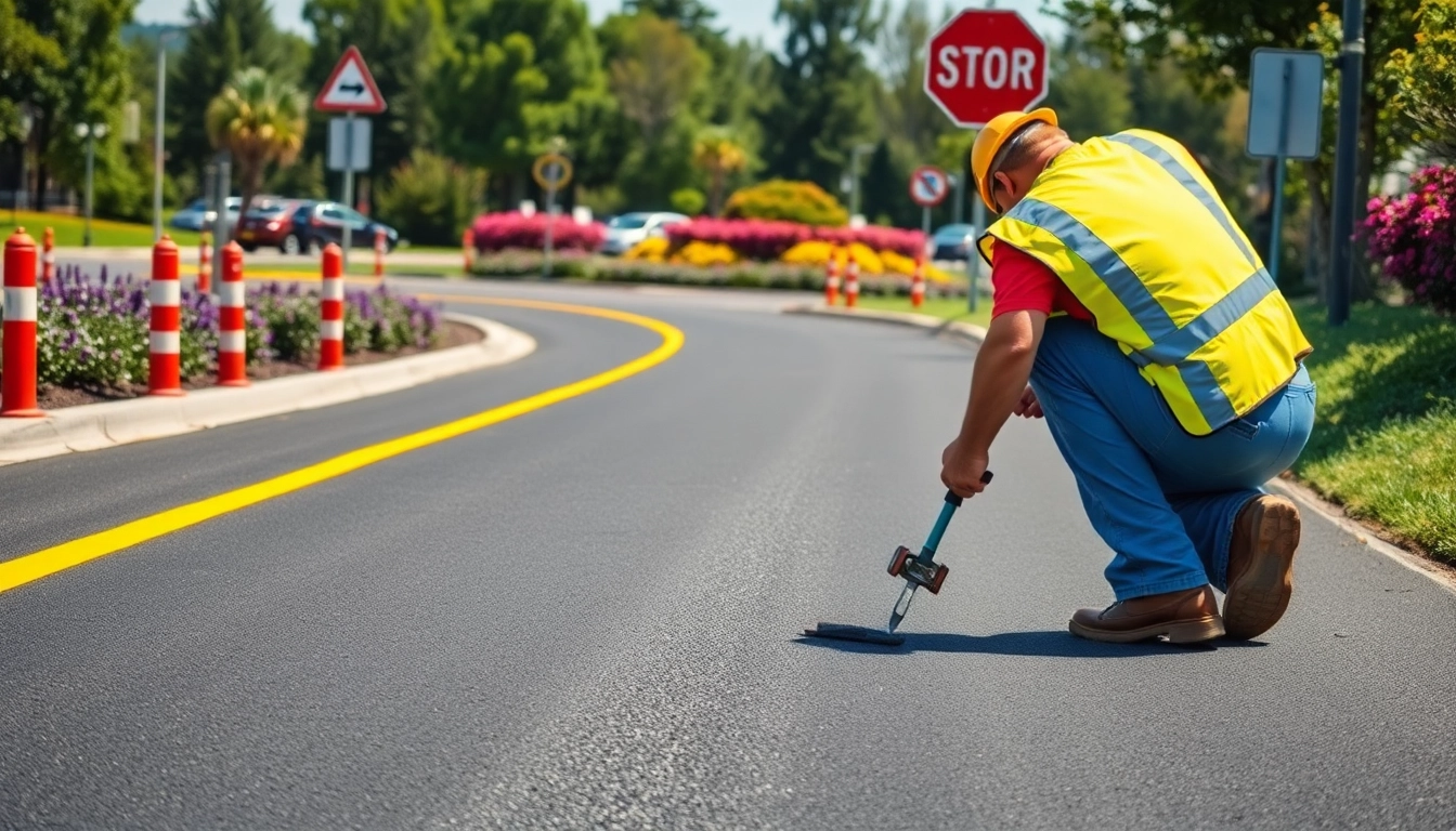 Showcasing surfacing solutions installation with vibrant colors and professional tools in action.