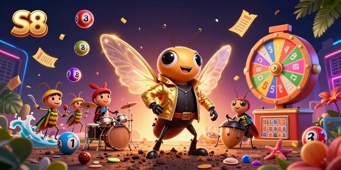 S8 brings high-energy gambling fun with vibrant illustrations of lottery elements and exciting game dynamics.
